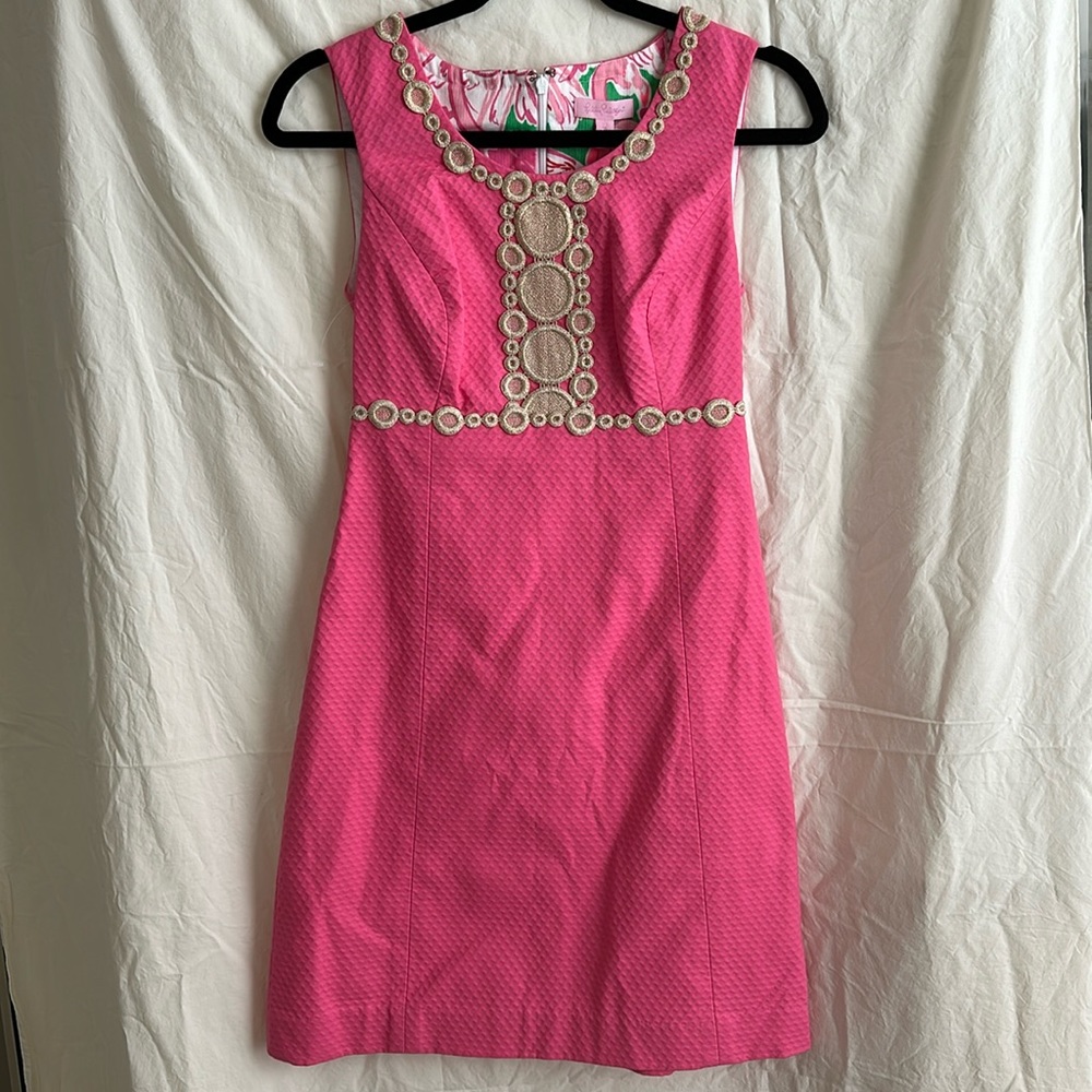 Lilly Pulitzer Pink Shift Dress NWT - 4